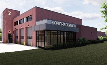 New City of Zion Fire and Rescue Station 2 illustration